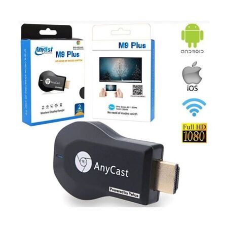 Медиаплеер AnyCast M9 Plus с встроенным Wi-Fi модулем для iOS/Android