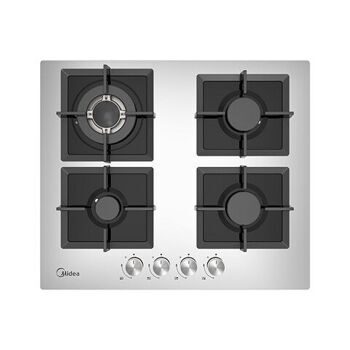 Варочная газовая поверхность Midea 60G40ME007-GFT SILVER