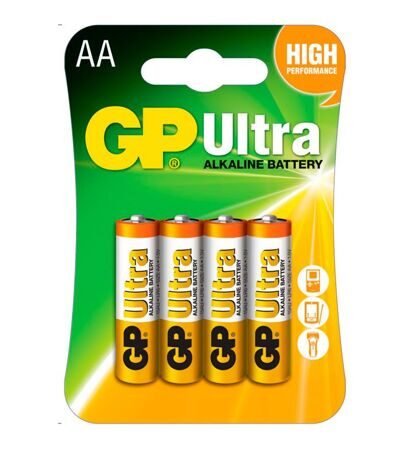 Батарейка GP AA (LR6) Ultra Alkaline 15AU-U4