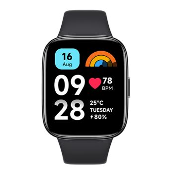 Умные спортивные часы Redmi Watch 3 Active в черном цвете